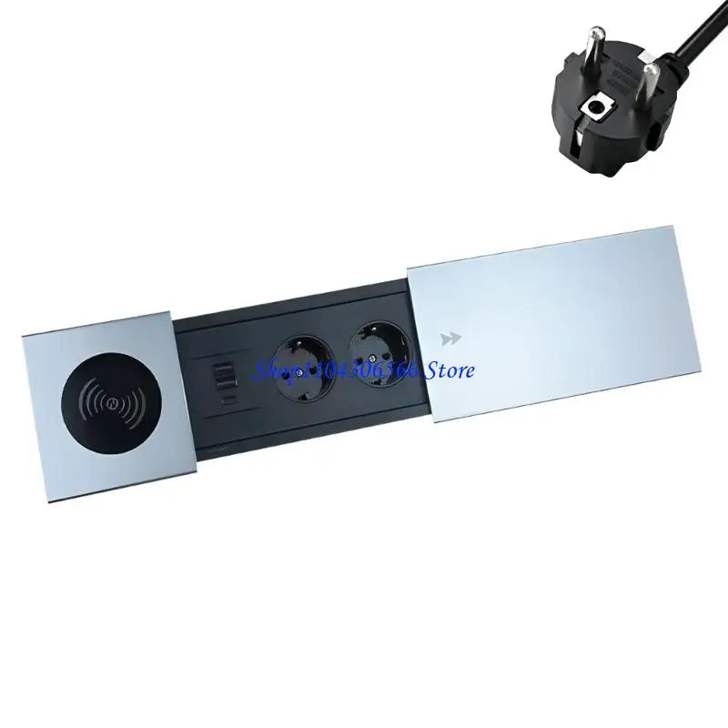 Embedded Desktop Outlet – 2 Sockets, 2 USB & Type-C Embedded Desktop Outlet HIP