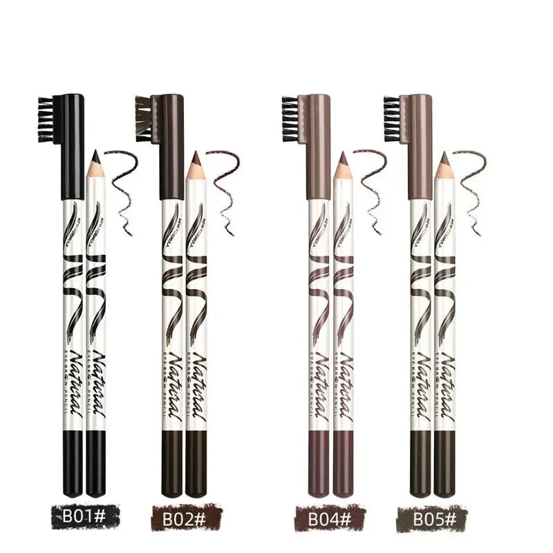 1PCS Hard core eyebrow pencil, thin eyebrows with eyebrows, 12 pieces, five colors with distinct roots HIP