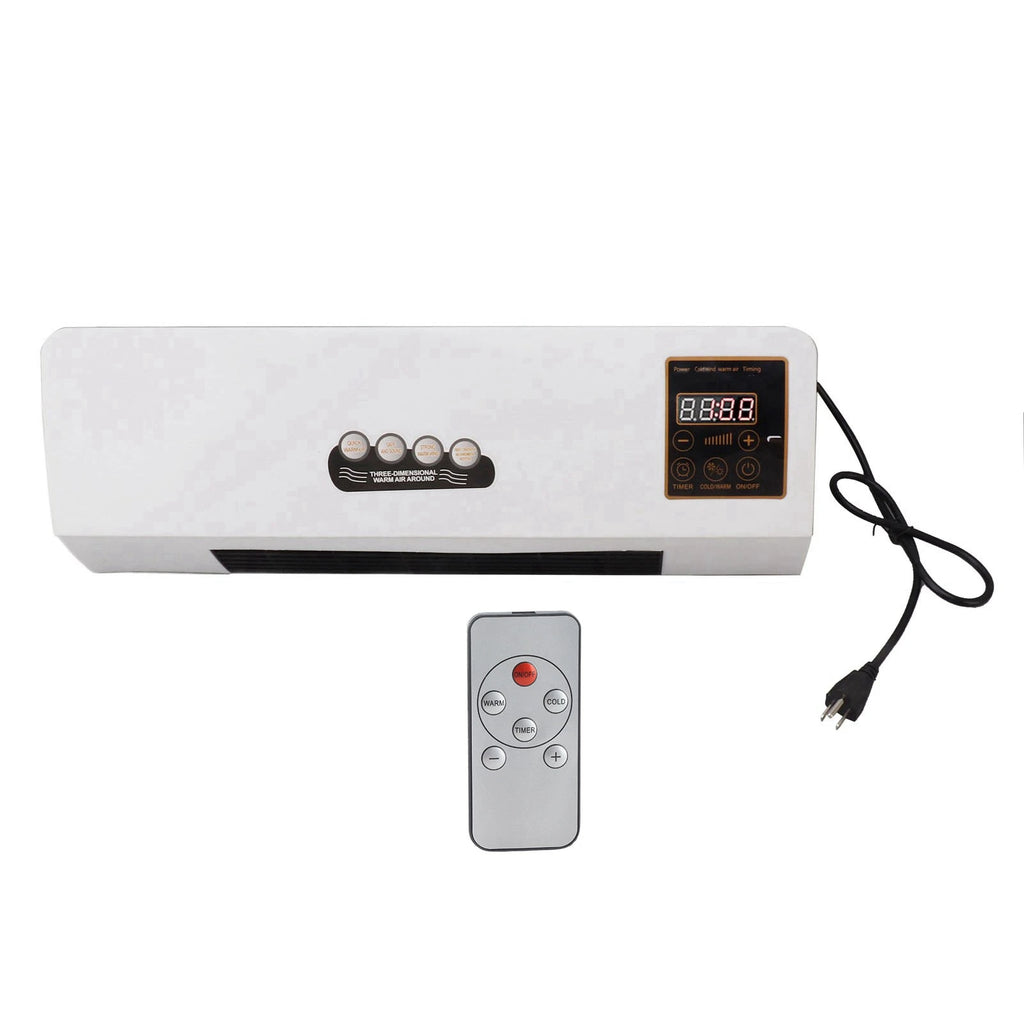 Air Heater Wall Mount Air Heater Wall Mounted Heating Machine Dual Use Highly Efficient Wide Angles Mobile Small Air Heater HIP B