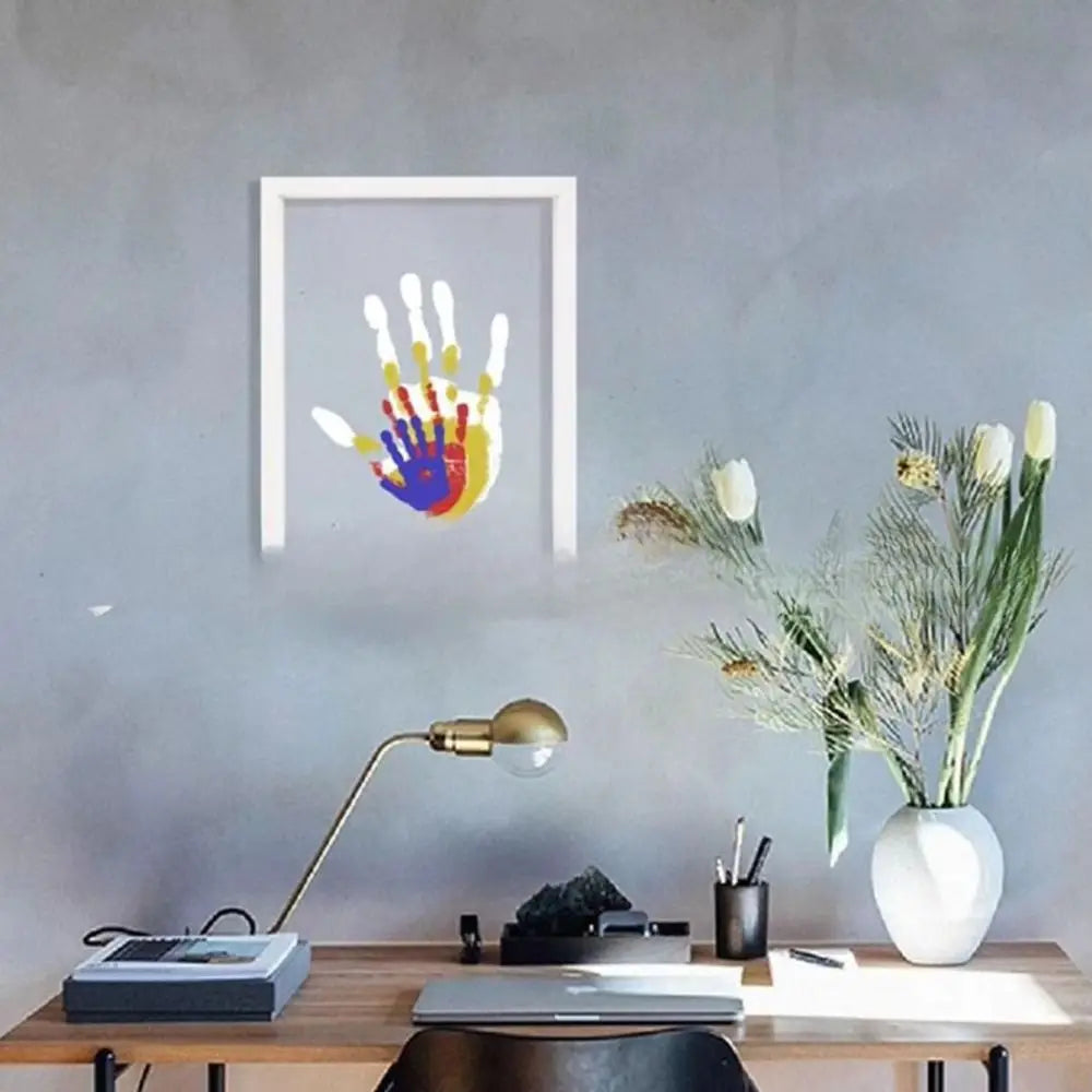 DIY Wooden Handprint Photo Frame Kit with Paints & Brushes DIY Craft Kit HIP