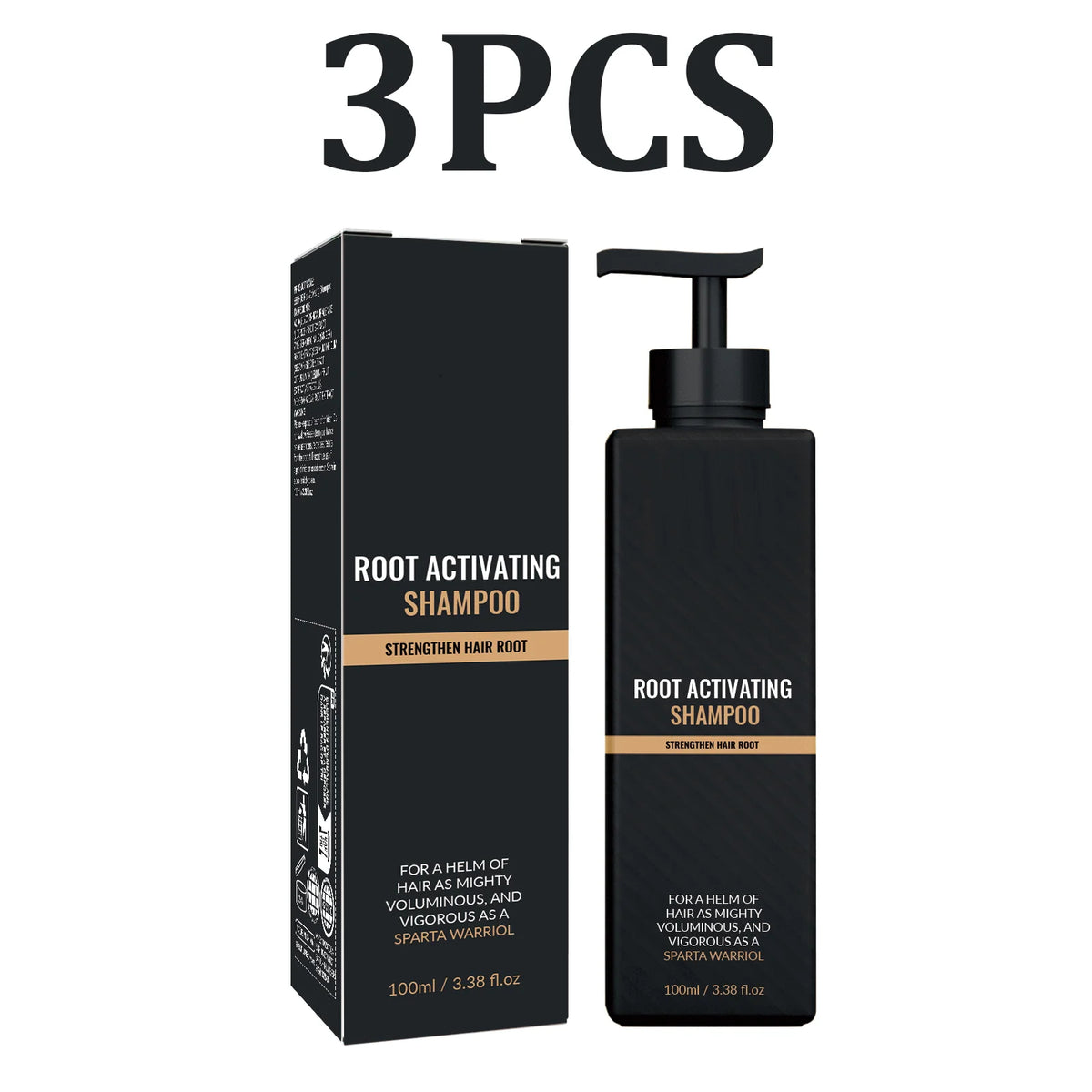 Men's Gentle pH Balanced Shampoo – Nourishing, All Hair Types Men's Shampoo HIP 3PCS