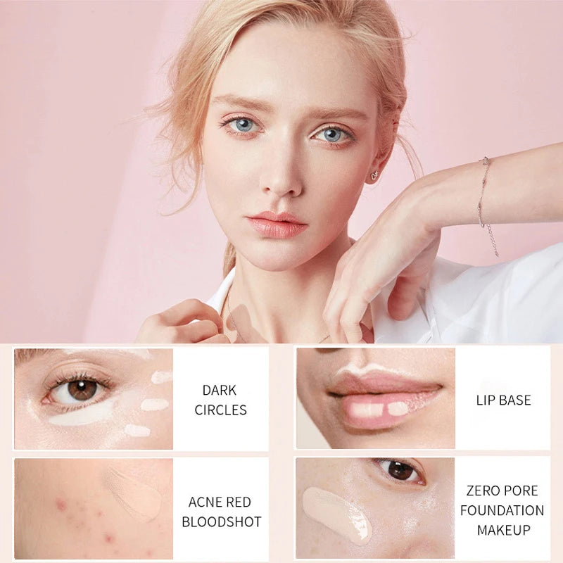 OCHEAL 2-in-1 Liquid Foundation & Concealer – High Coverage Liquid Foundation Concealer HIP