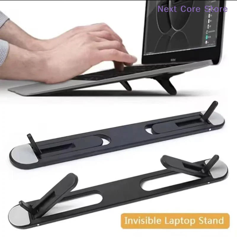 Adjustable Ergonomic Laptop Riser Stand – Portable Notebook Cooler Laptop Riser Stand HIP
