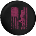 American Flag Dancing Woman Spare Tire Cover – SUV & Truck Spare Tire Cover HIP 1 14 in