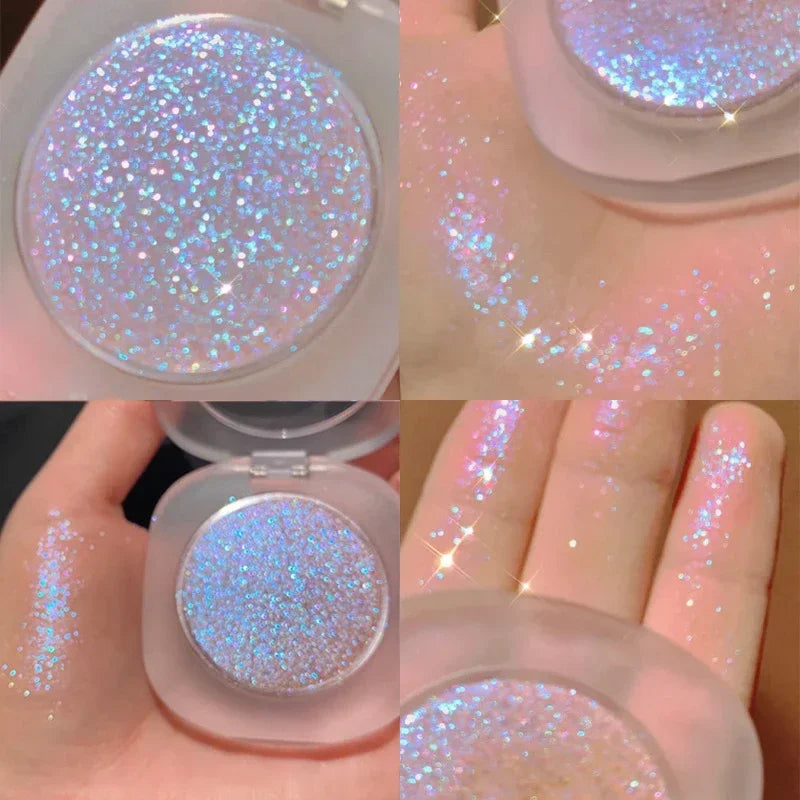 Diamond Glitter Mashed Potatoes Highlighter Diamond Highlighter Makeup Gel Face and Body Brighten Glitter Natural Contour Makeup HIP 04