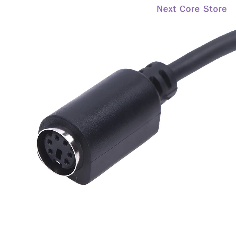 MD 6-Pin Female to DIN 5-Pin Male Keyboard Adapter Cable Keyboard Adapter Cable HIP
