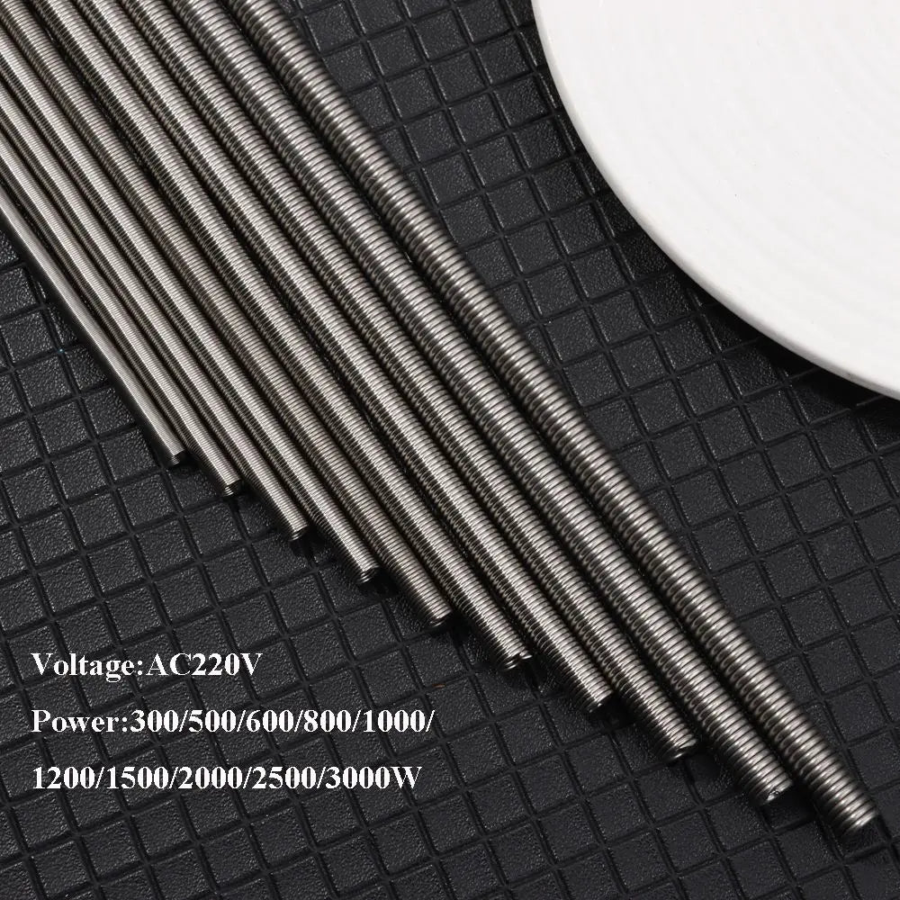 220V Heating Element Coil 300W–3000W – Max 600°C Furnace Wire Heating Element Coil HIP
