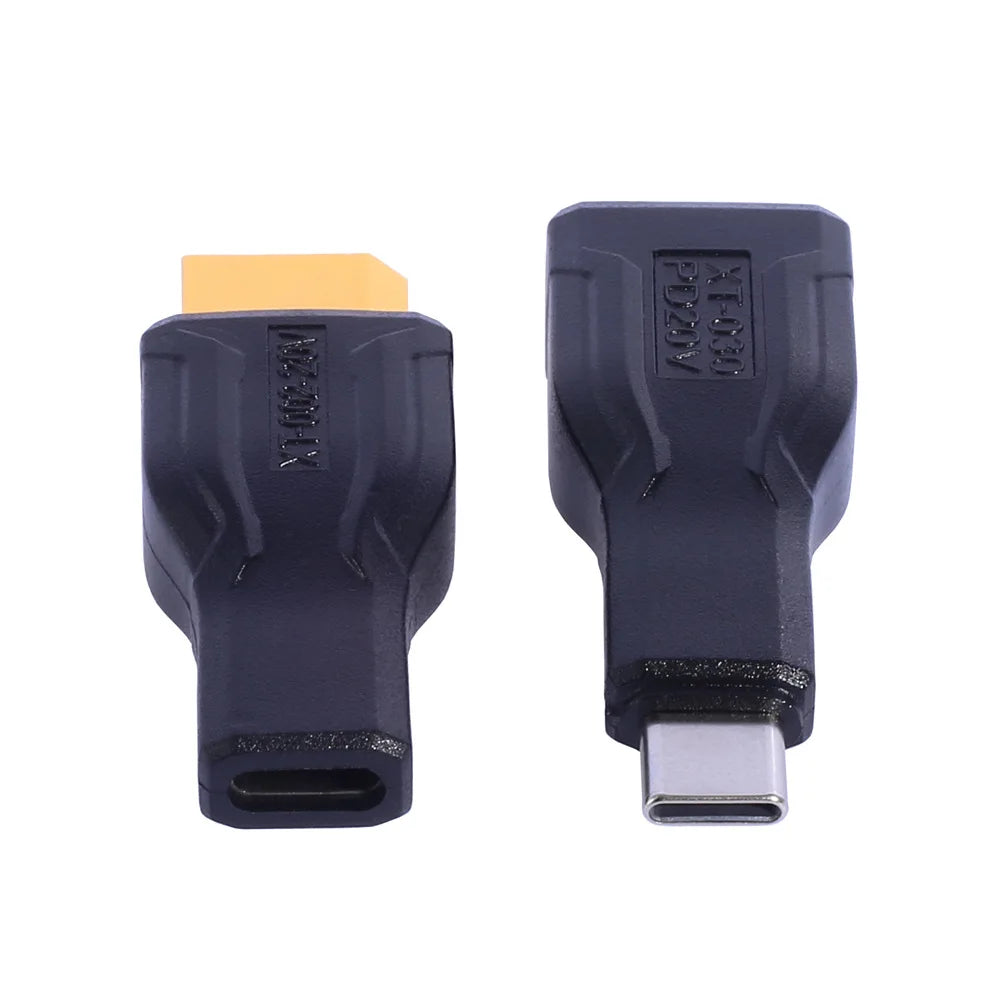 USB-C to XT60 Adapter – Solar, Energy Storage & RC Models Power Adapter HIP