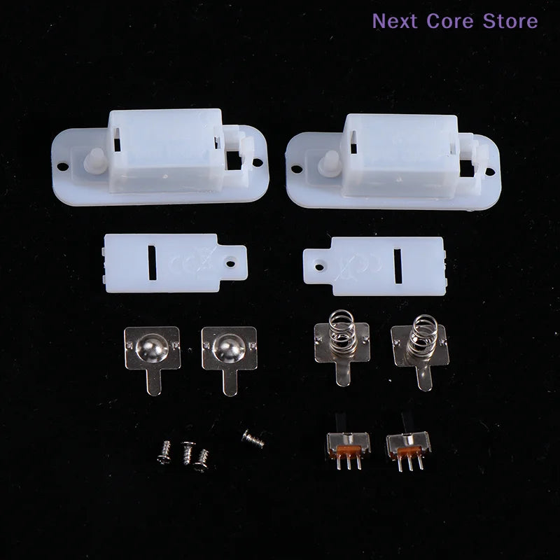 10-Pack AG13 LR44 Battery Case with Switch Button | 3V 4.5V Battery Holder Case HIP