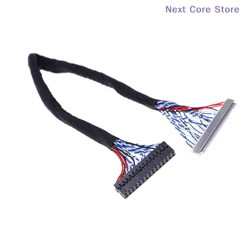 25cm 8-Bit LVDS Cable 30-Pin 2CH for 17–26" LCD/LED Panels LVDS Display Cable HIP