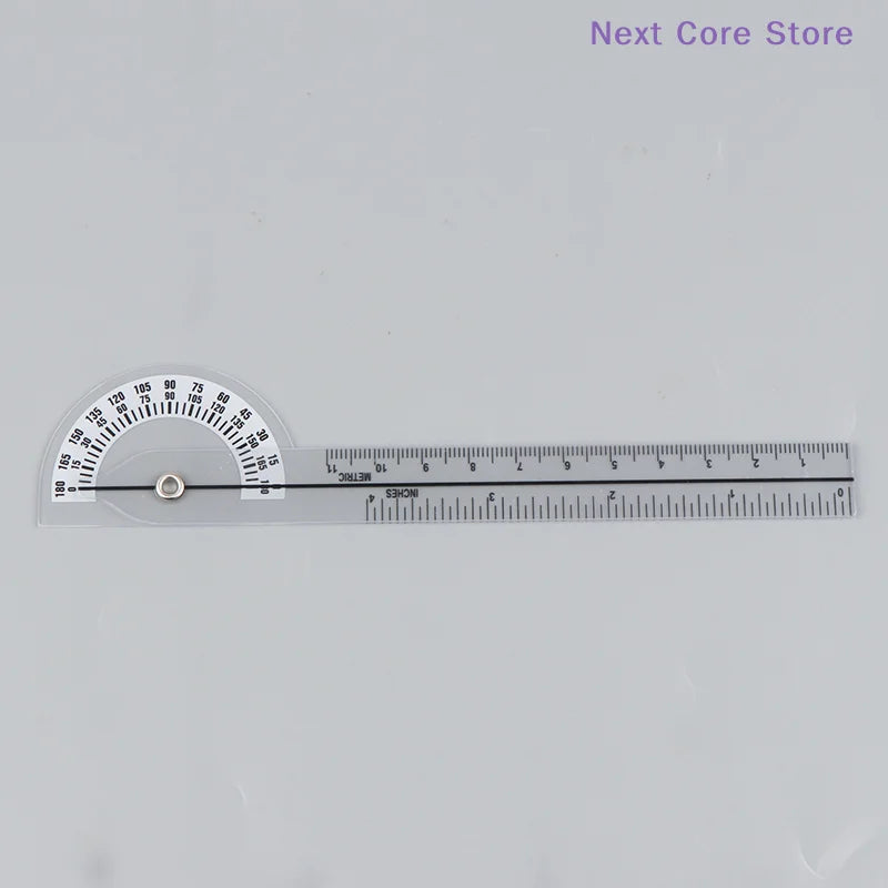 PVC Finger Goniometer 180° Angle Ruler – cm & Inch Protractor Angle Measuring Ruler HIP