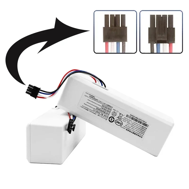 14.4V 5200mAh Li-Ion Battery for Xiaomi Robot Vacuum P1904 Robot Vacuum Battery HIP