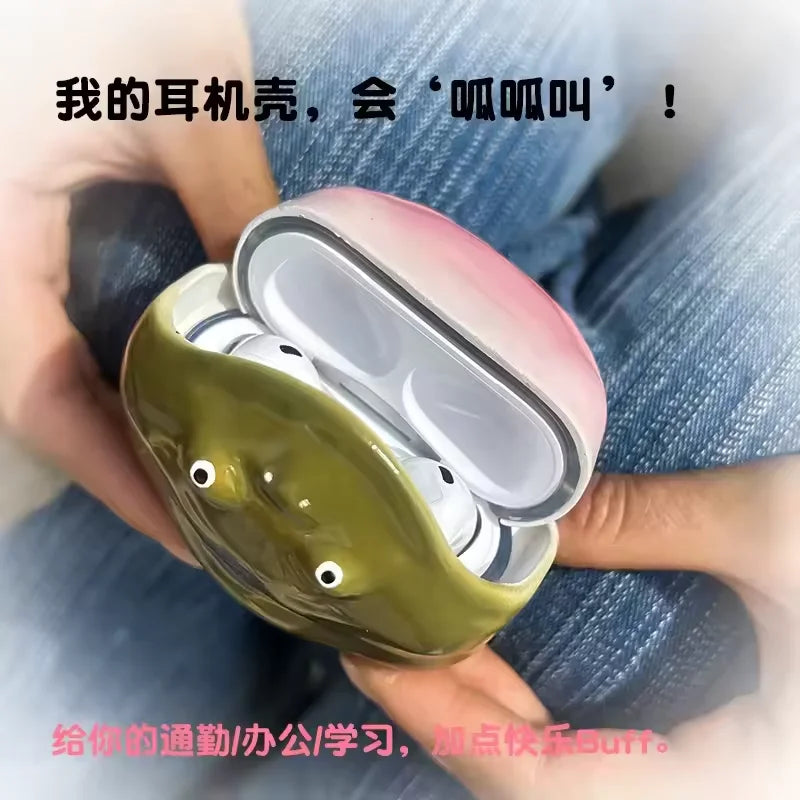 Bow Frog AirPods Pro Case – Handmade 3D Cute Protective Cover Earbud Case Cover HIP