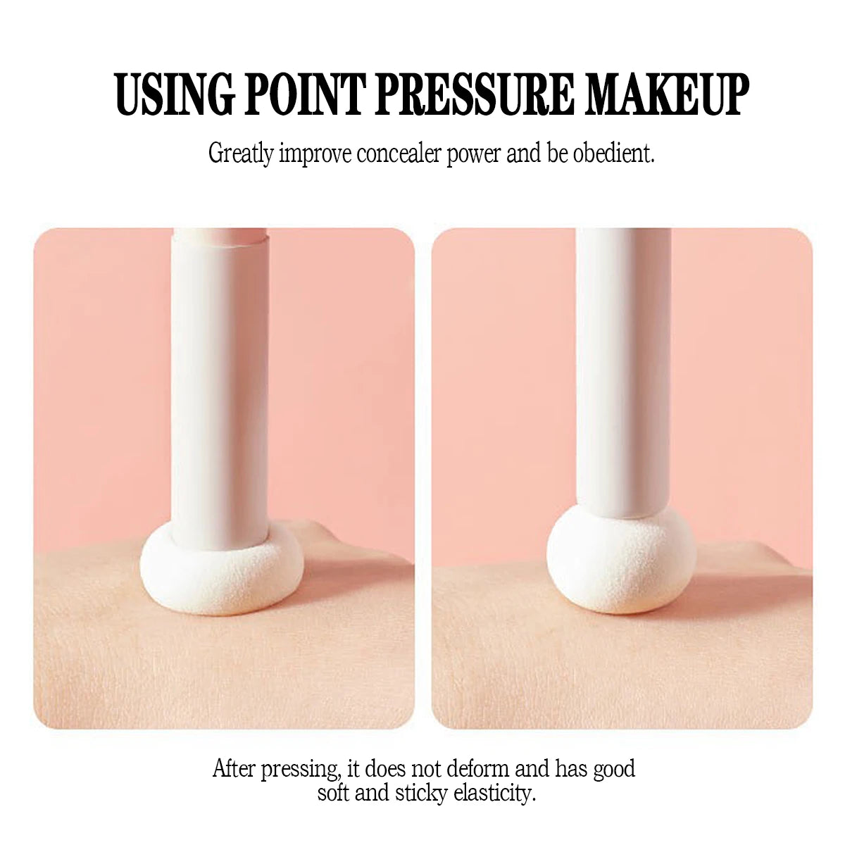 Mushroom Head Concealer Brush – Soft Mini Makeup Brush Concealer Makeup Brush HIP