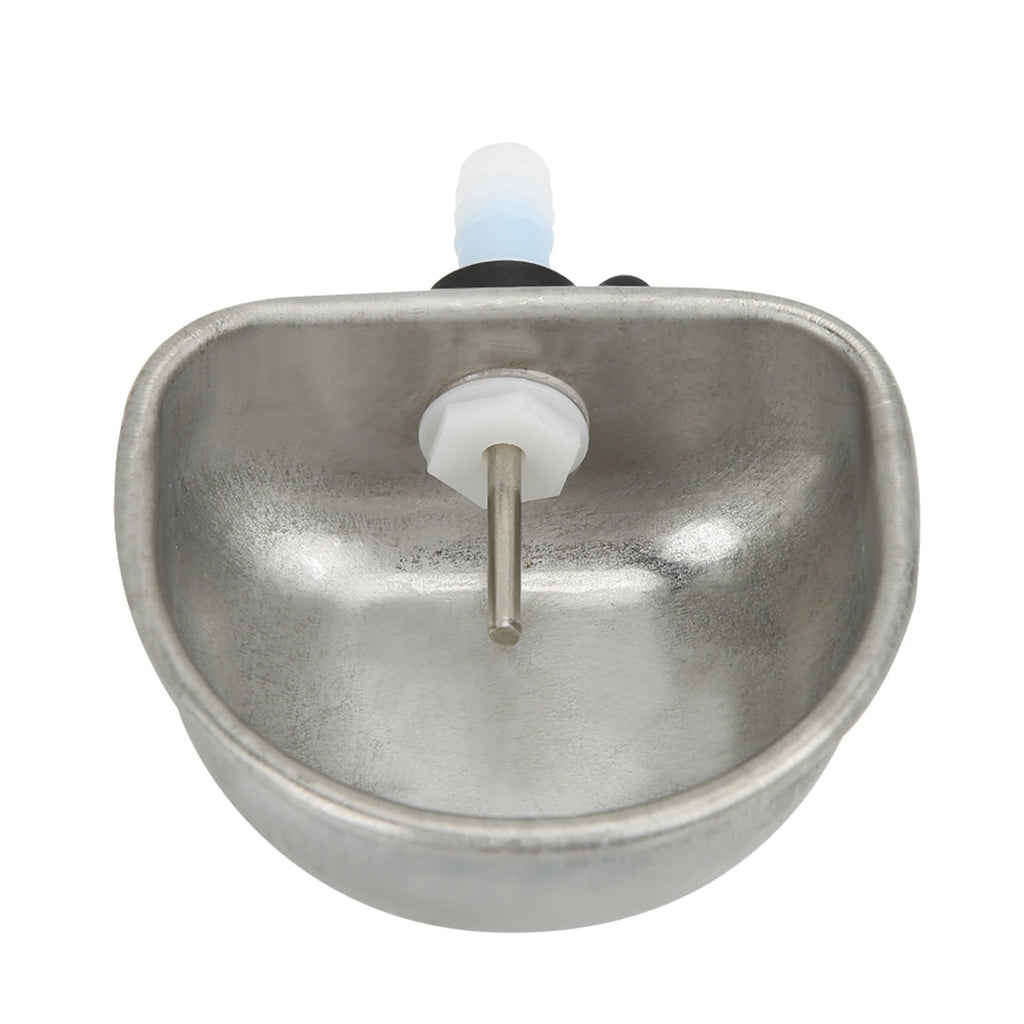 10pcs Rabbit Breeding Equipment Anti scratch Stainless Steel Nipple Drinking Water Bowl Rabbit Breeding Equipment Rabbit Drinker HIP