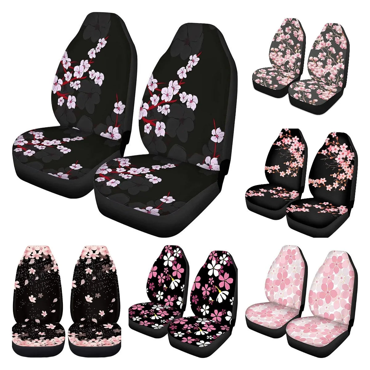 Cherry Blossom Car Seat Covers Set of 2 – Universal Fit Car Seat Covers HIP