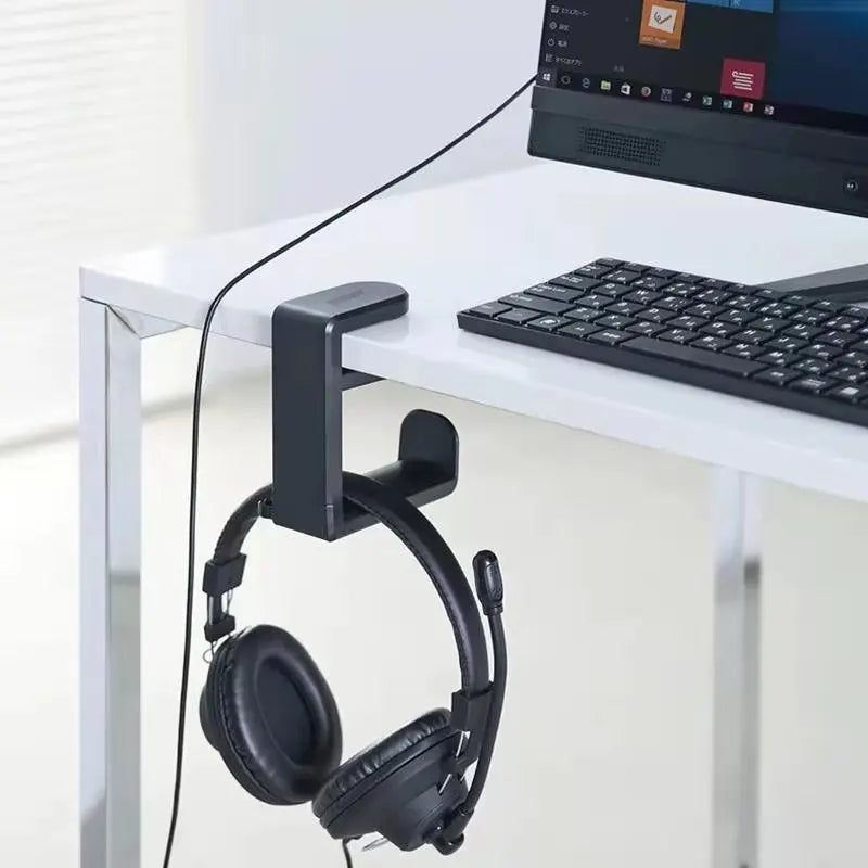 360° Rotating Gaming Headset Stand Desk Clamp Hook Mount Headset Stand Mount HIP