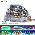 WS2812B RGB LED Strip DC5V Individually Addressable Smart Light Smart LED Strip Light HIP Remote Control 30leds-Meter IP67|3m