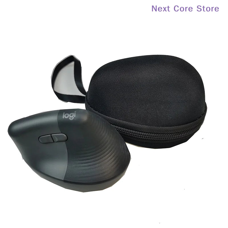 EVA Storage Bag for MX Vertical & Lift Wireless Mouse – Black Mouse Storage Case HIP