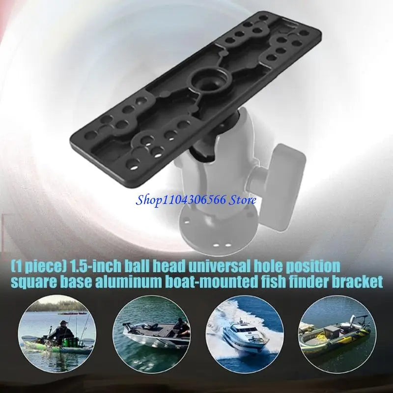 1.5" Ball Joint Aluminum Fish Finder Mount – Marine Grade Fish Finder Mount HIP