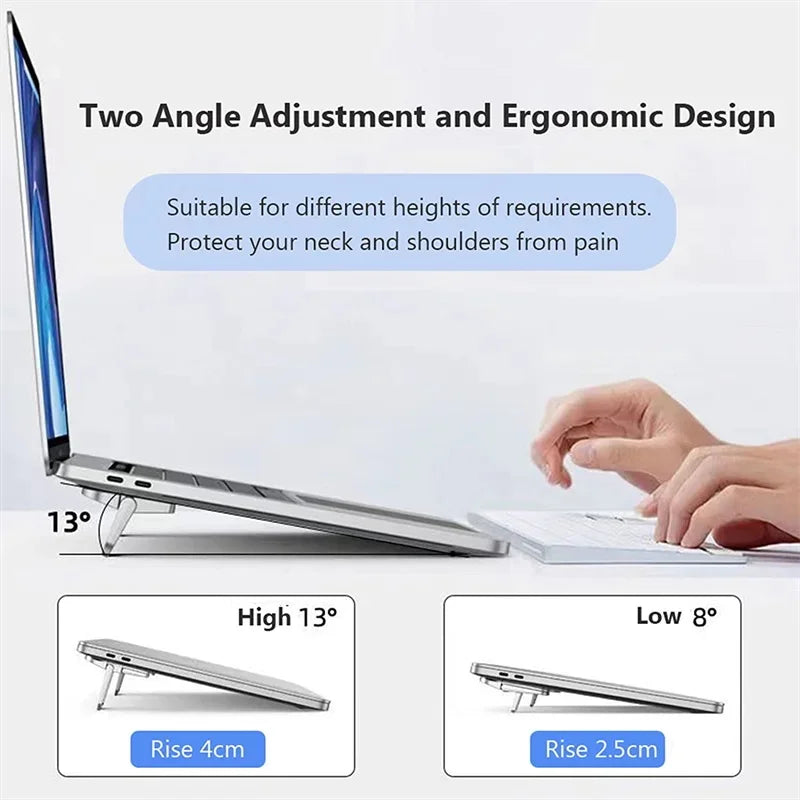 Foldable Laptop Stand – Portable Adjustable Riser for MacBook Laptop Stand HIP