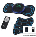 LCD EMS Neck & Back Massager – 8 Mode Pulse Stimulator EMS Neck Massager HIP 5 pads with Remote
