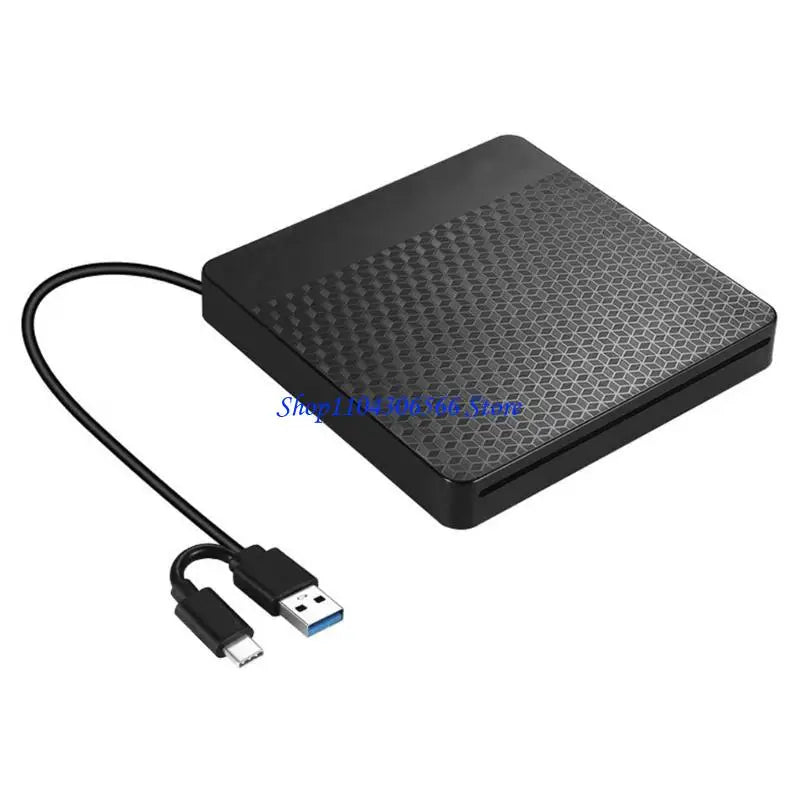 External DVD Burner – Slot Loading USB 3.0 & Type-C Drive External Optical Drive HIP