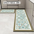 Waterproof PVC Kitchen Rug – Non-Slip Oil-Proof Floor Mat Kitchen Floor Mat HIP GU6795-P 1pc 120x160cm
