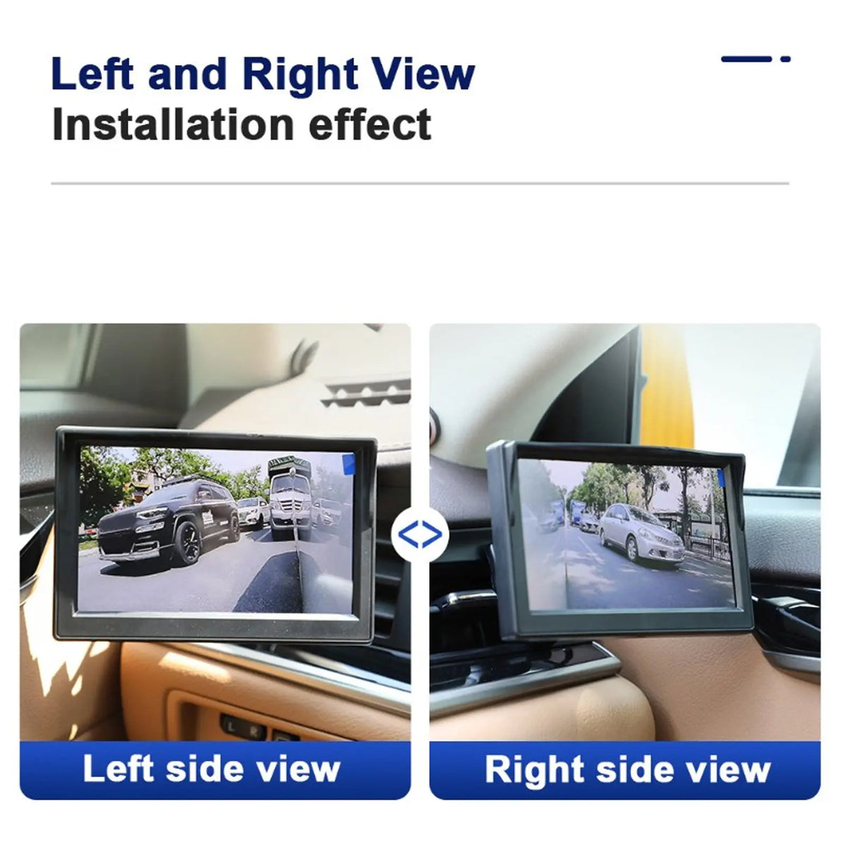 Car Blind Spot Camera Night Vision Assist Water Resistant Tape Mounting Left Right Side View Camera for Car Surveillance System HIP