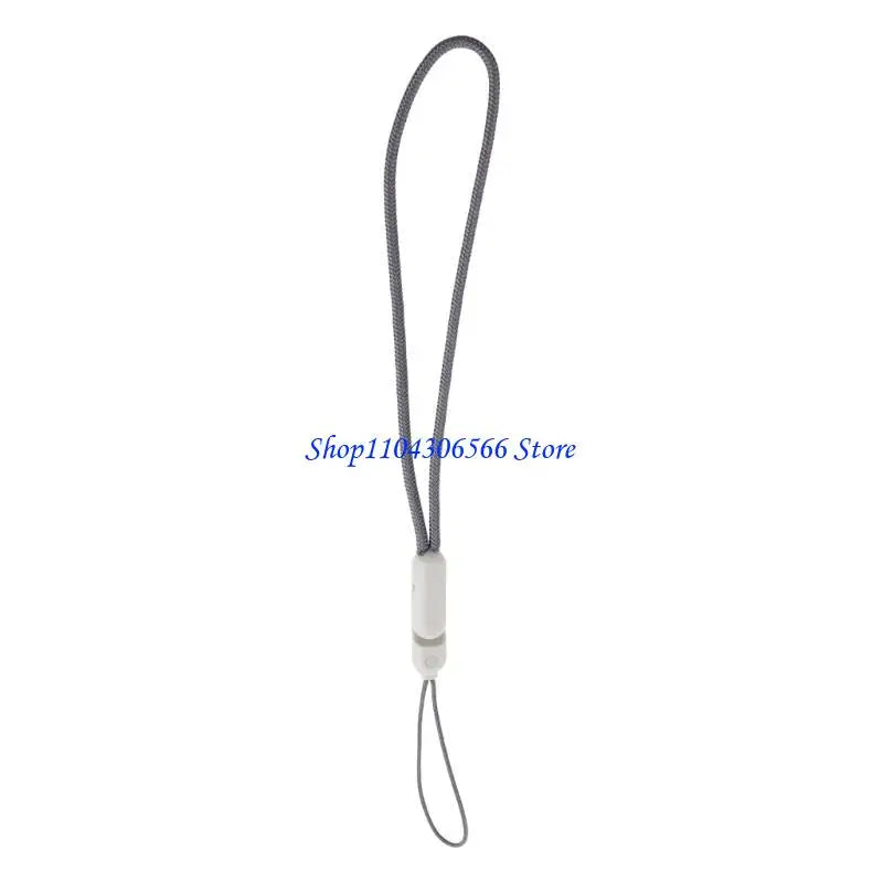 Earbuds Case Lanyard – Anti-Lost Braided Nylon Cord Holder Earbuds Case Lanyard HIP Gray China Mainland