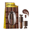 Lip Gloss Long lasting Moisturizing with Bunny Keychain Lip Stain LIPPY BUNNY Plump Lips Chocolate Glow Cosmetics Makeup HIP 2pcs