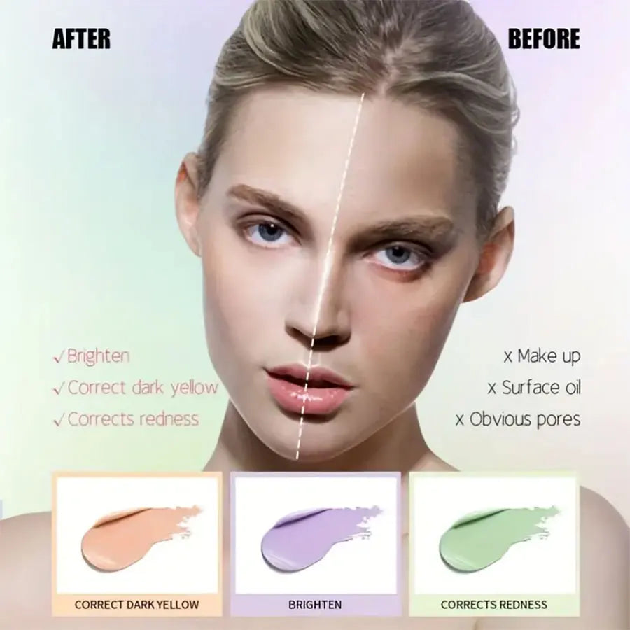 9-Color Flawless Concealer Palette - Waterproof, Sweatproof, Full Coverage - Corrects Spots, Acne, Dark Circles, Tear Grooves - HIP
