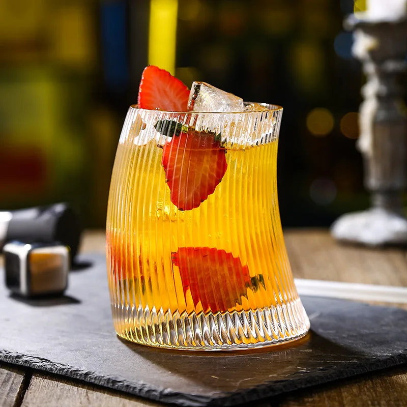 Sail-Shaped Rolling Glass Cup 500ml/340ml – Bar Drinkware Cocktail Glass HIP