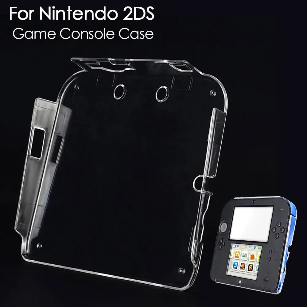Crystal Clear Hard Shell Protective Case for Nintendo 2DS Console Protective Case HIP
