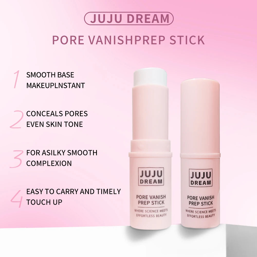 JUJU Dream Face Primer Stick – Matte & Shimmer Blur Makeup Primer Stick HIP