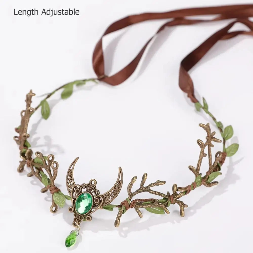 Elven Crown Vine Tiara – Fantasy Fairy Headband Accessory Fantasy Tiara Headband HIP