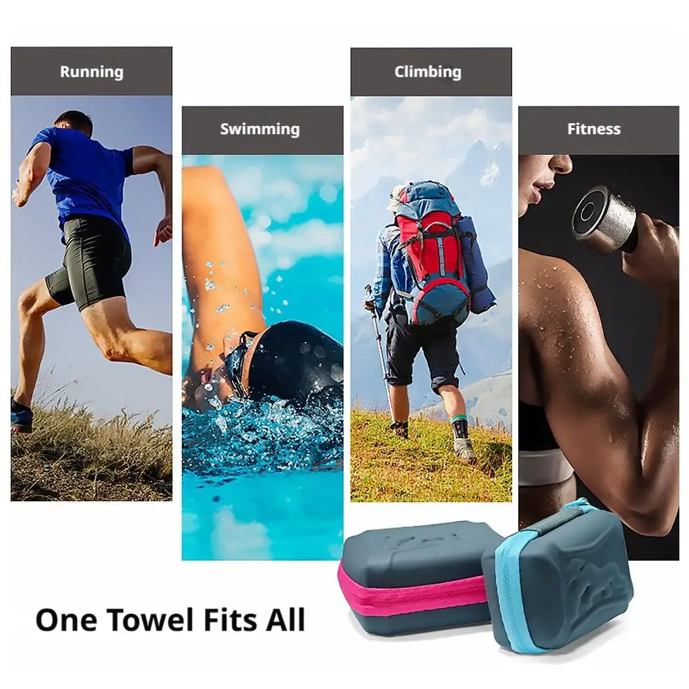 Cool Towel 30x80cm Instant Absorbent Breathable Summer Cooling Towels for Neck and Face for Men Women Runners Gym Workout Home HIP