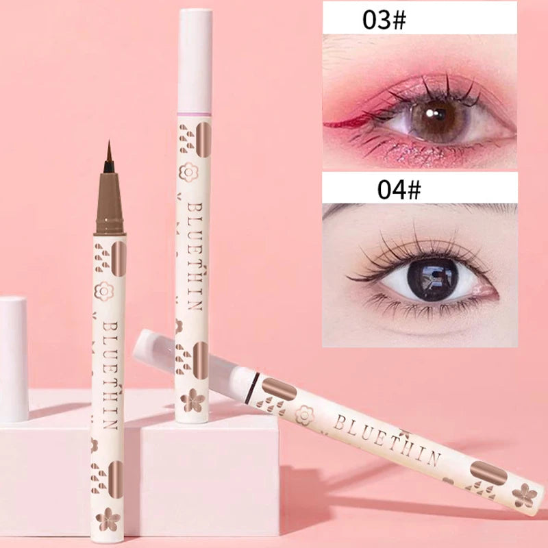 Eyeliner Lying Silkworm Pencil Undercover Draw Down To Non-Smudge Fine Natural Long-lasting Waterproof Eyes Liner Beauty Makeup HIP