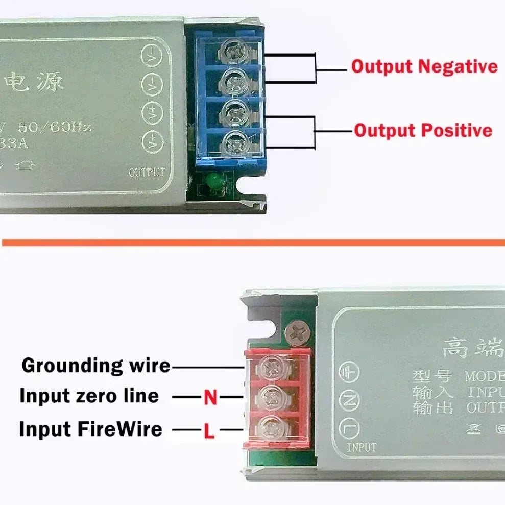 DC 12V 24V Switching Power Supply – LED Driver 60W to 400W LED Power Supply HIP