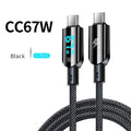100W USB-C Fast Charge Cable with Digital Display – 1.2M USB-C Charging Cable HIP 2