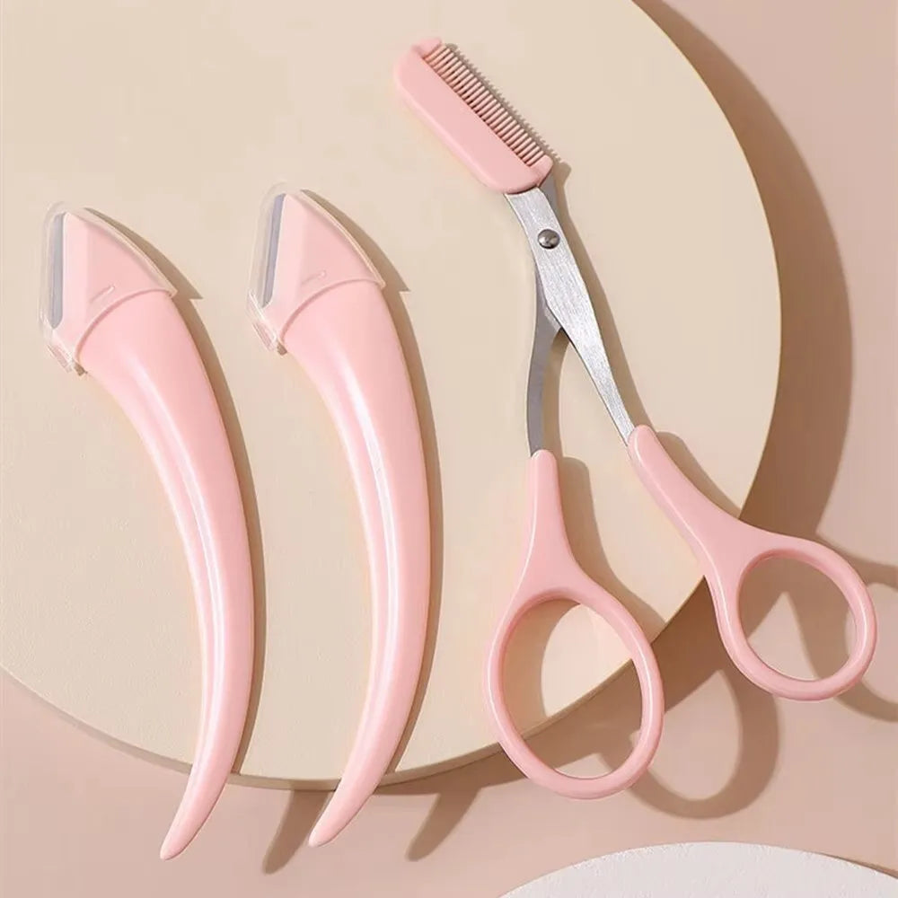 RUZOFO Eyebrow Trimmer Kit – Razor, Scissors & Comb Eyebrow Trimmer Kit HIP