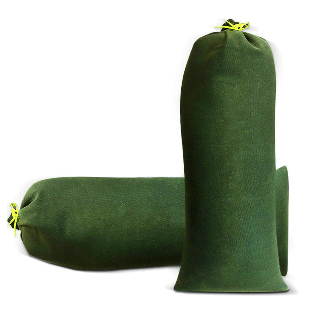 Flood Prevention Sandbag Green Reusable Flood Water Barrier Sand Bag with Drawstring for House Doors HIP