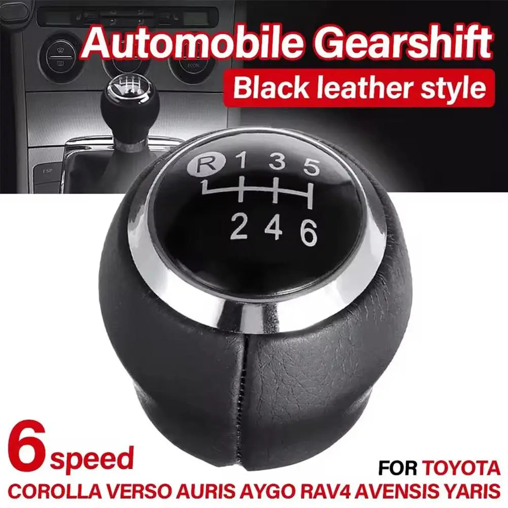 For Toyota Corolla Yaris Auris Aygo Verso Rav4 Avensis 6 Speed Manual Gear Shift Knob Lever Stick Handle Head Shifter Car Stylin HIP