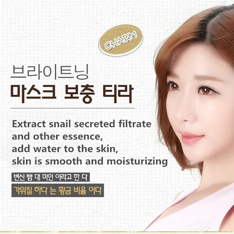 10-Pack Snail Essence Sheet Face Masks – Korean Skin Care Sheet Face Mask HIP