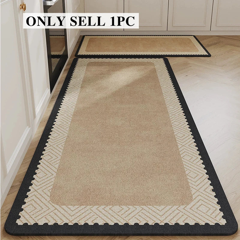 PVC Leather Kitchen Rug – Waterproof Non-Slip Floor Mat Kitchen Floor Mat HIP GU6883-P Custom Inquiry