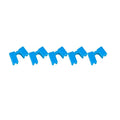 5Pcs Plastic chopsticks clip Chopsticks Aid Training Covers Chopstick Holders Chopstick Clamps Sushi Chopsticks Kitchen Tools HIP Blue