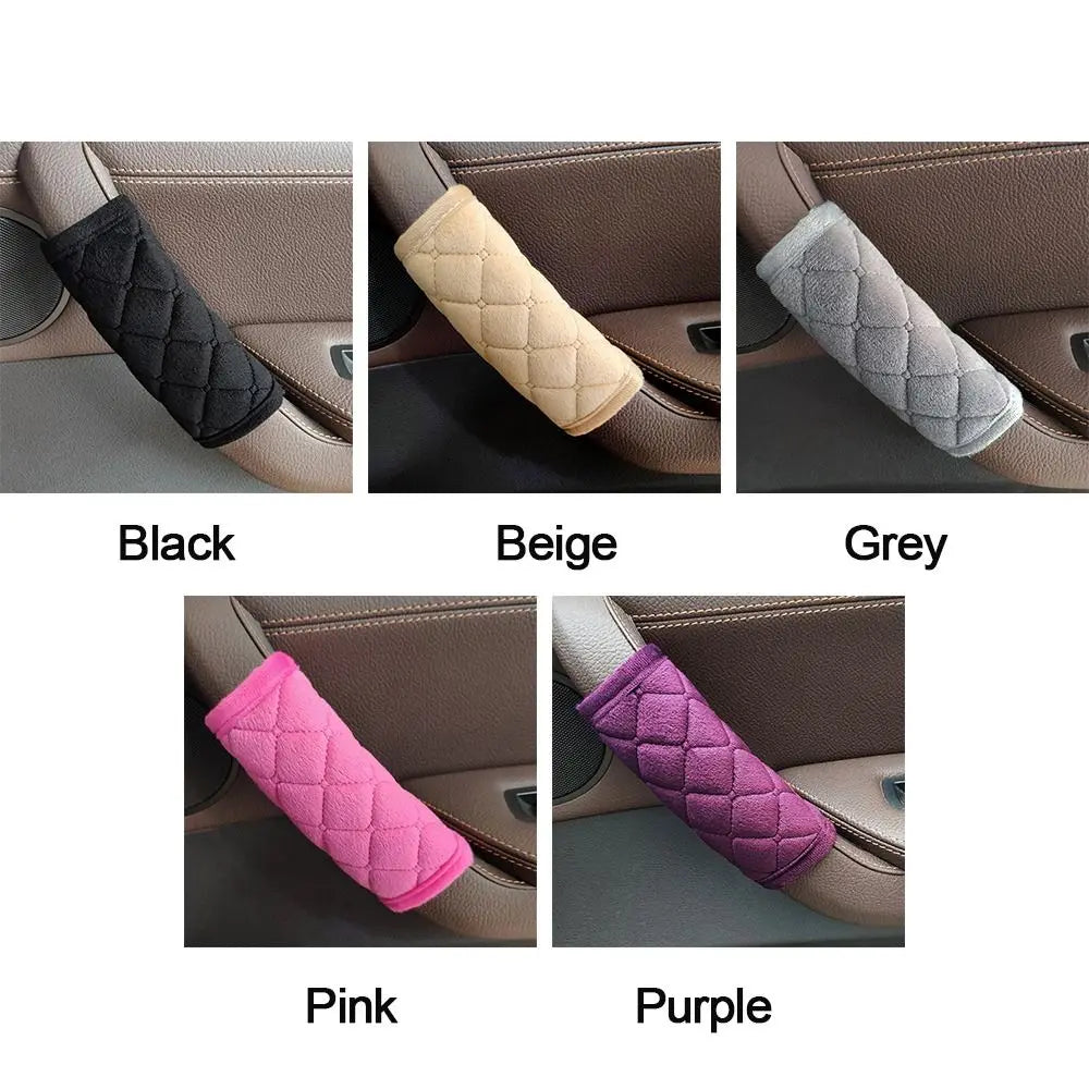 Plush Car Door Handle Covers – Protective Interior Trim (2 Pcs) Car Door Handle Cover HIP