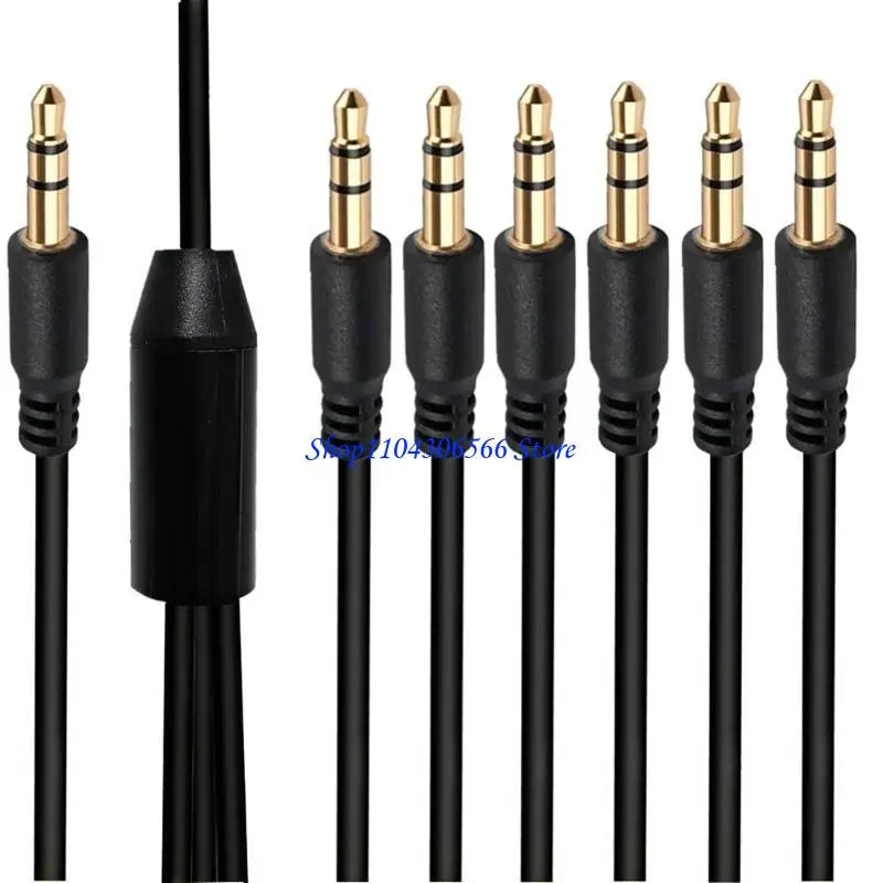 3.5mm Male to Male Audio Splitter Cable – 1 to 2/3/4/5/6 Audio Splitter Cable HIP
