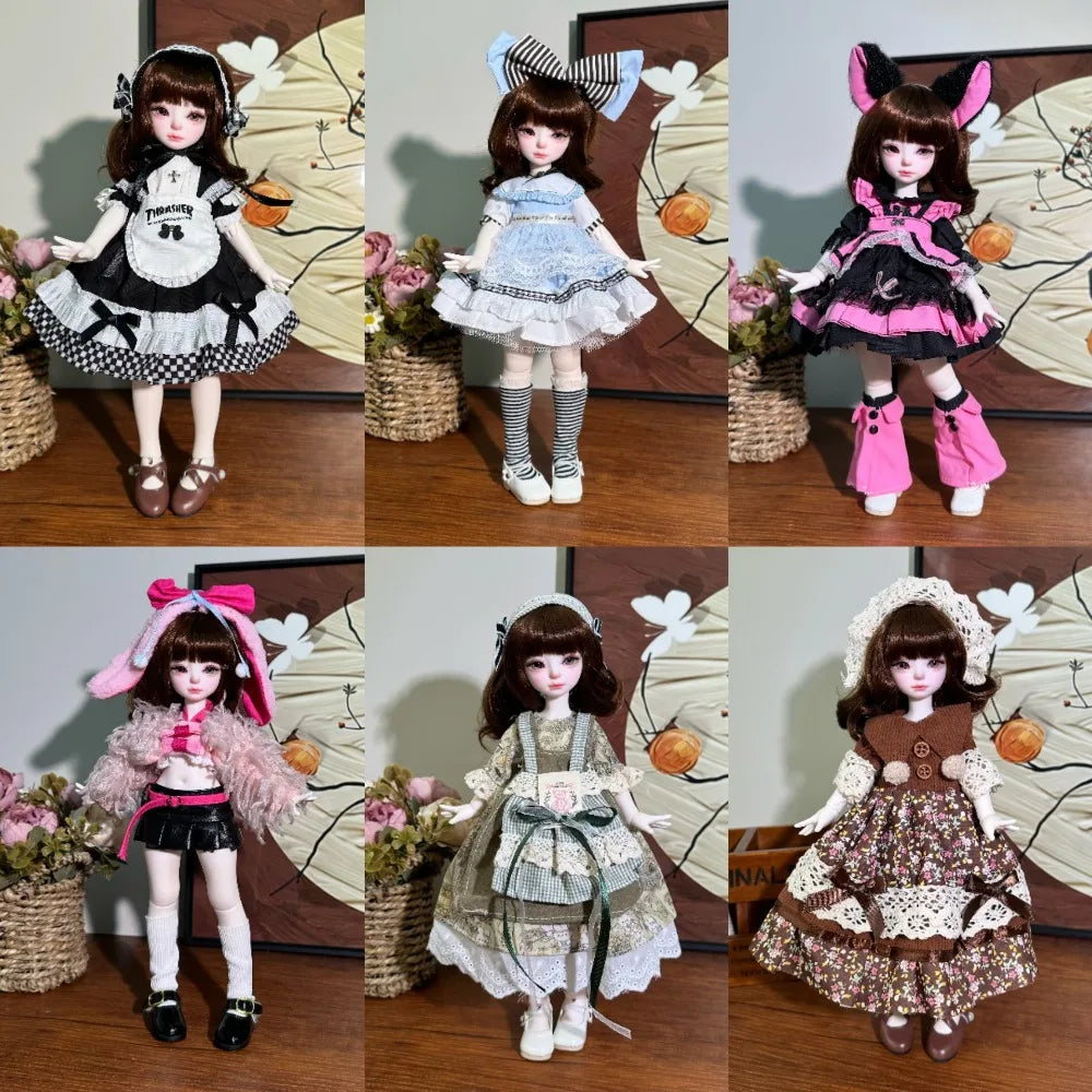 1/6 BJD Doll Lolita Skirt – Handmade 30cm Doll Clothes Doll Clothing Set HIP