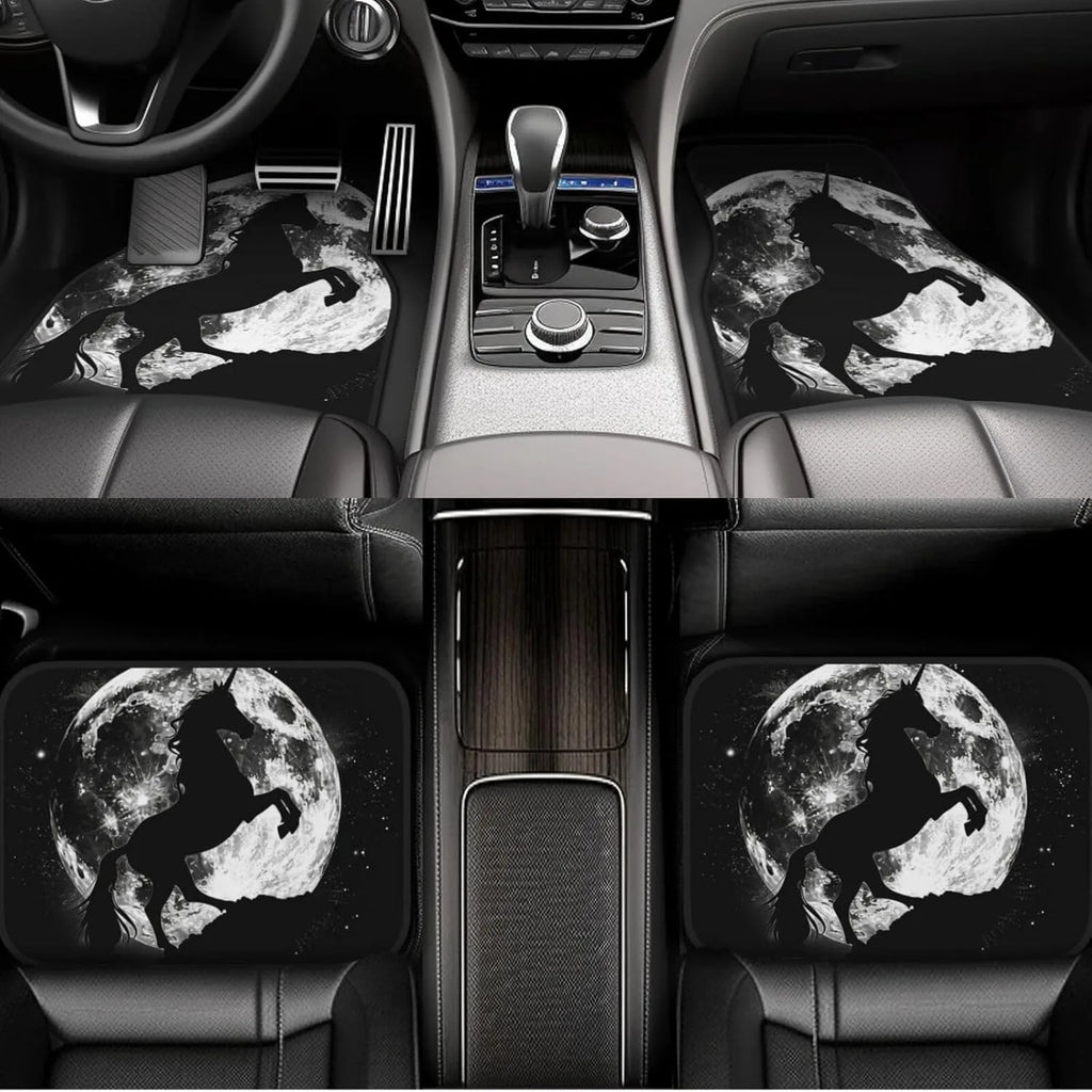 Unicorn Full Moon Car Floor Mats – 4-Piece Universal Set Car Floor Mats HIP